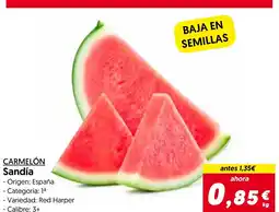 Hiper Usera Carmelón sandía oferta