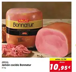 Hiper Usera ARGAL Jamón cocido Bonnatur oferta