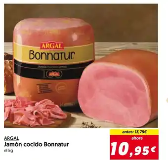 Hiper Usera ARGAL Jamón cocido Bonnatur oferta