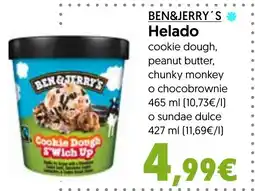 Hiper Usera BEN&JERRY'S Helado oferta