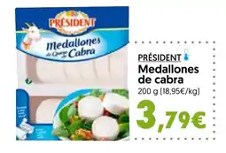 Hiper Usera PRESIDENT Medallones Cabra oferta