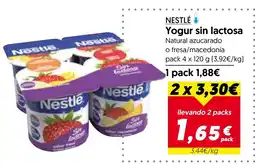 Hiper Usera NESTLÉ Yogur sin lactosa oferta