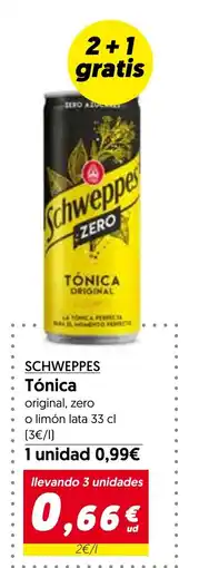 Hiper Usera SCHWEPPES Tónica oferta