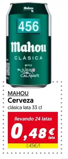 Hiper Usera MAHOU Cerveza oferta