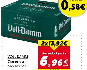 Hiper Usera VOLL DAMM Cerveza oferta