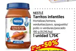 Hiper Usera NESTLÉ Tarritos infantiles oferta