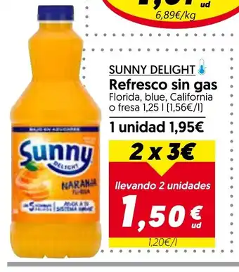 Hiper Usera SUNNY DELIGHT Refresco sin gas oferta