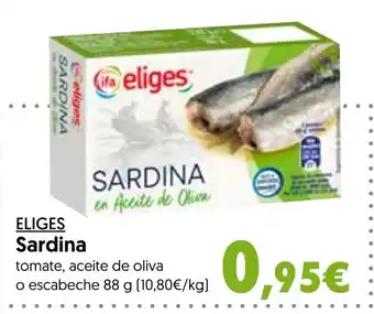 Hiper Usera ELIGES Sardina oferta