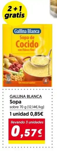 Hiper Usera GALLINA BLANCA Sopa oferta