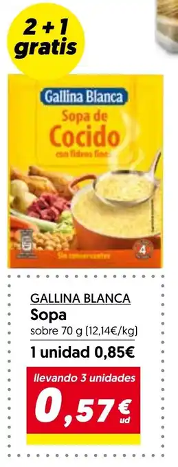 Hiper Usera GALLINA BLANCA Sopa oferta