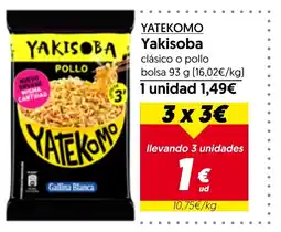 Hiper Usera GALLINA BLANCA Yatekomo yakisoba oferta