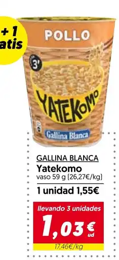 Hiper Usera GALLINA BLANCA Yatekomo oferta