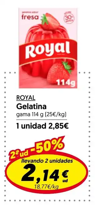 Hiper Usera ROYAL Gelatina oferta