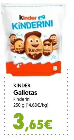 Hiper Usera KINDER Galletas kinderini oferta