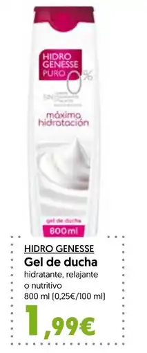 Hiper Usera HIDRO GENESSE Gel de ducha oferta