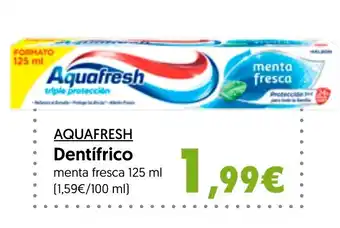 Hiper Usera AQUAFRESH Dentifrico oferta