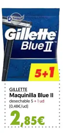 Hiper Usera GILLETTE Maquinilla Blue II oferta
