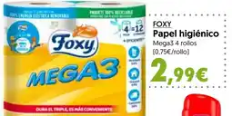 Hiper Usera FOXY Papel higiénico oferta
