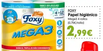 Hiper Usera FOXY Papel higiénico oferta