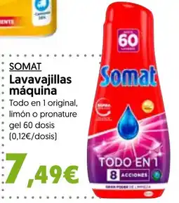 Hiper Usera SOMAT Lavavajillas máquina oferta