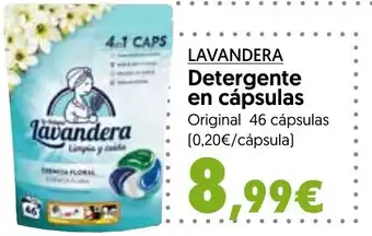 Hiper Usera LAVANDERA Detergente en cápsulas oferta