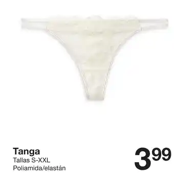 Zeeman Tanga Tallas S-XXL oferta