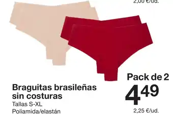 Zeeman Braguitas brasileñas sin costuras oferta