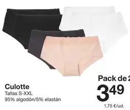 Zeeman Culotte oferta