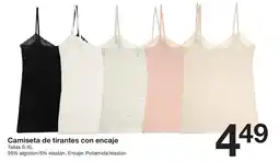 Zeeman Camiseta de tirantes con encaje oferta