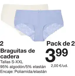 Zeeman Braguitas de cadera oferta
