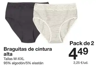Zeeman Braguitas de cintura alta oferta