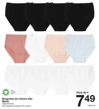 Zeeman Braguitas de cintura alta Mady oferta