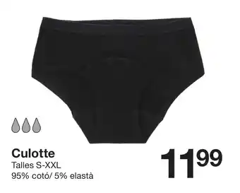 Zeeman Culotte oferta