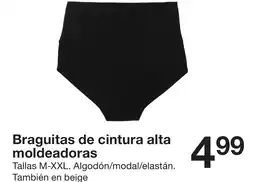 Zeeman Braguitas de cintura alta moldeadoras oferta