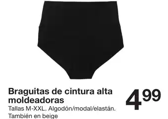 Zeeman Braguitas de cintura alta moldeadoras oferta