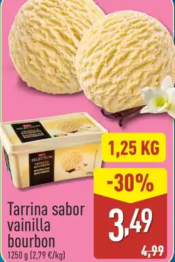 ALDI Tarrina sabor vainilla bourbon oferta