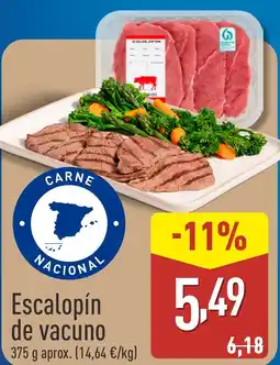 ALDI Escalopín de vacuno oferta