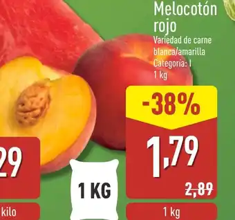 ALDI Melocotón rojo oferta