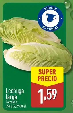ALDI Lechuga larga oferta