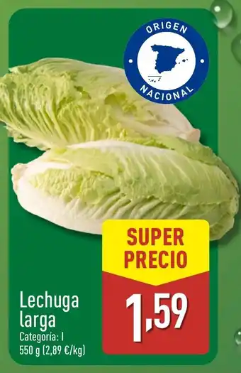 ALDI Lechuga larga oferta