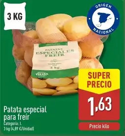 ALDI Patata especial para freír oferta