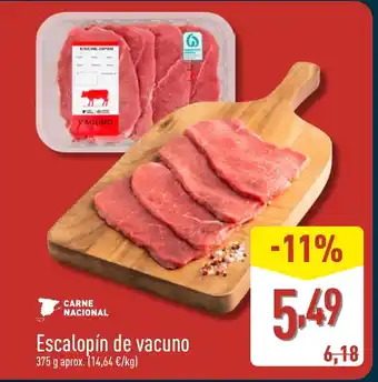 ALDI Escalopín de vacuno oferta