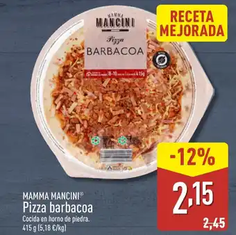 ALDI P mamma mancini pizza barbacoa oferta