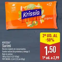 ALDI KRISSIA Surimi oferta