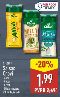 ALDI CHOVI Salsas Chovi oferta