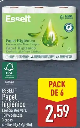 ALDI Esselt papel higiénico oferta