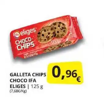 Supermercados MAS Galleta Chips Choco Ifa Eliges 125g oferta