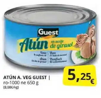 Supermercados MAS Atún A. Veg Guest oferta