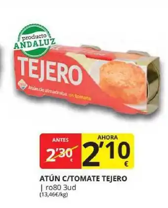 Supermercados MAS Atún C- Tomate Tejero oferta
