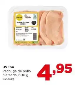 Alimerka Uvesa - pechuga de pollo fileteada oferta